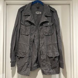 Quiksilver Gray Utility Jacket